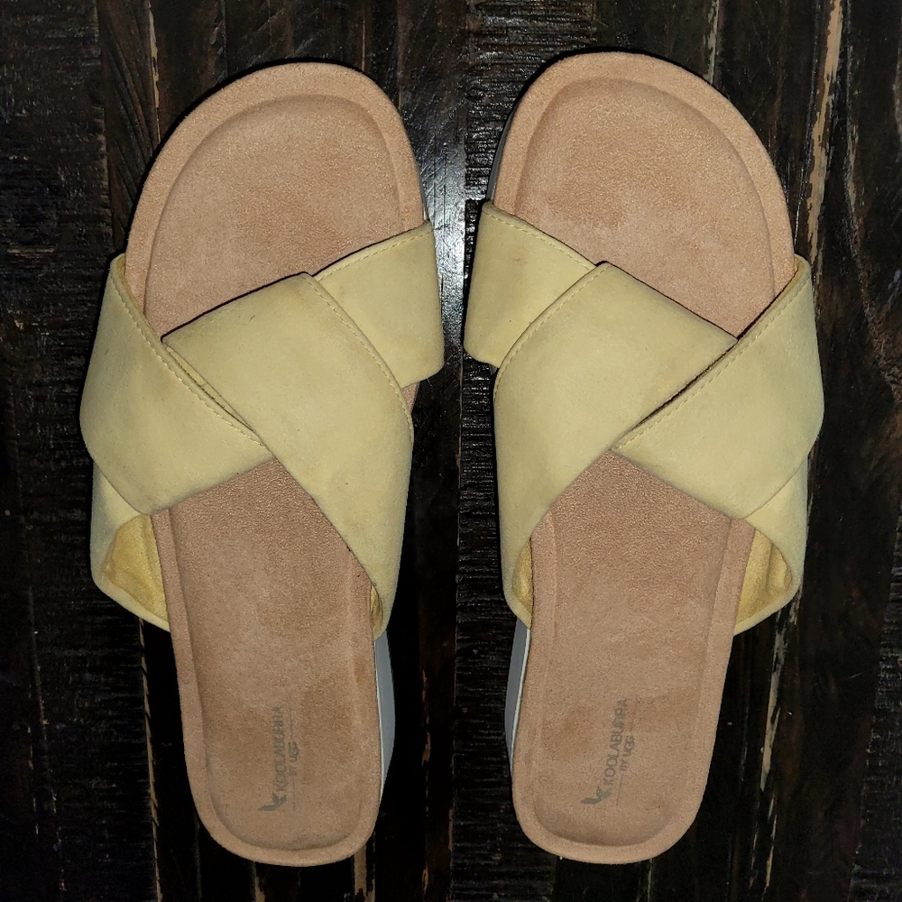 Koolaburra by Ugg Carenza Twist Slide Sandal Size 11